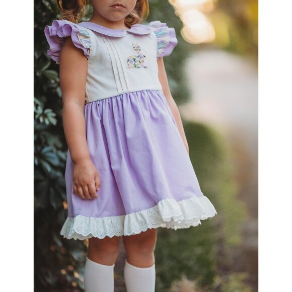 Rosa Flamenco Easter Bunny Dress - Picture 6 of 7